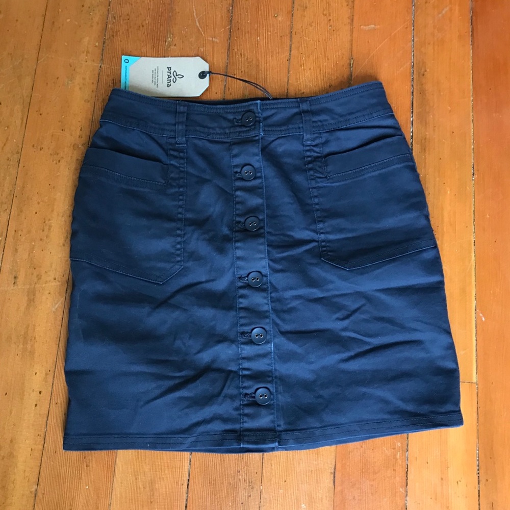 Prana Kara button front skirt